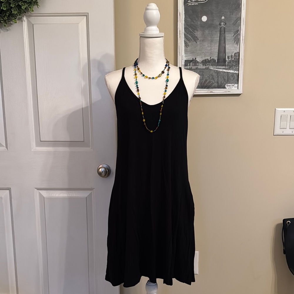 Elegant Black Midi Dress